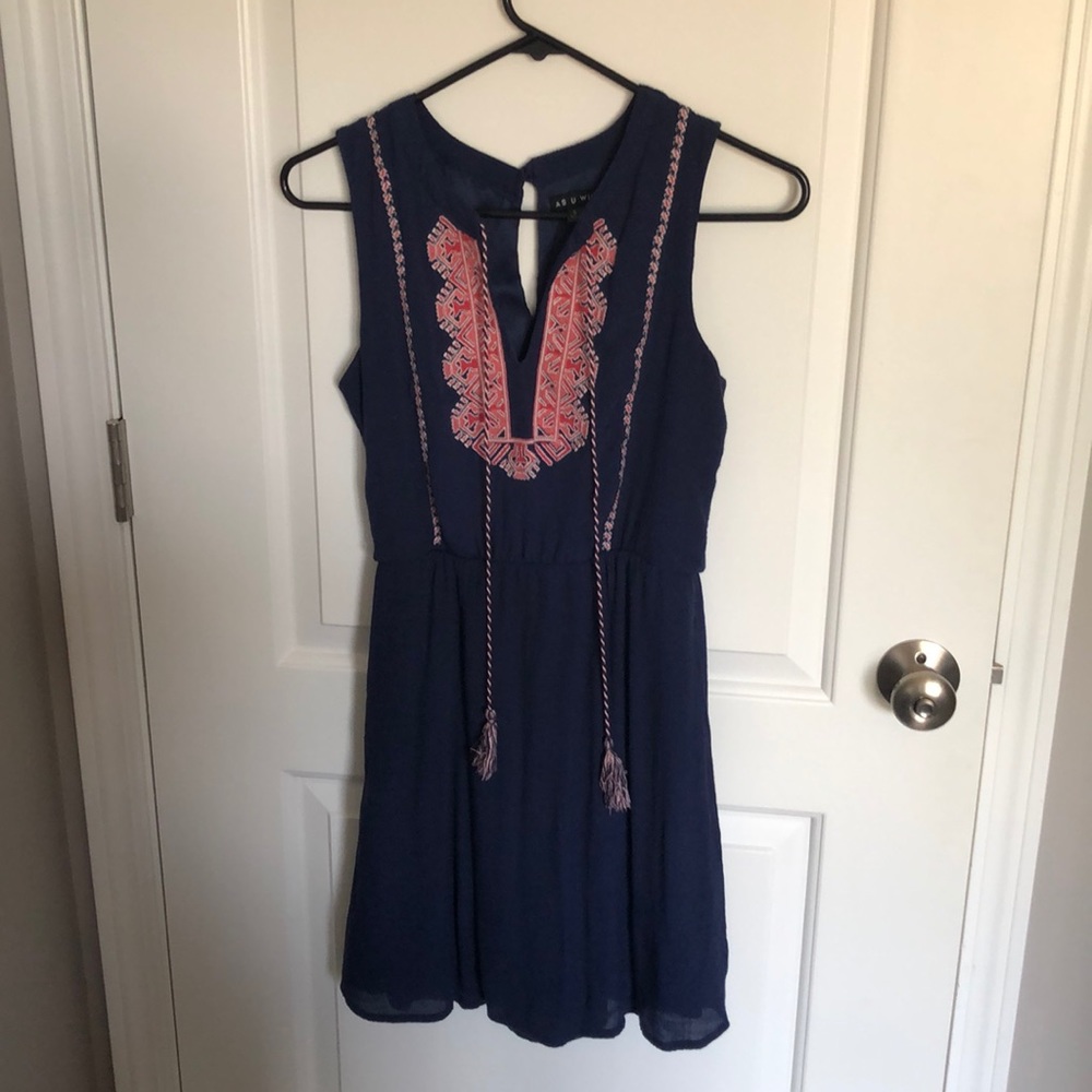 AS U WISH Blue sundress